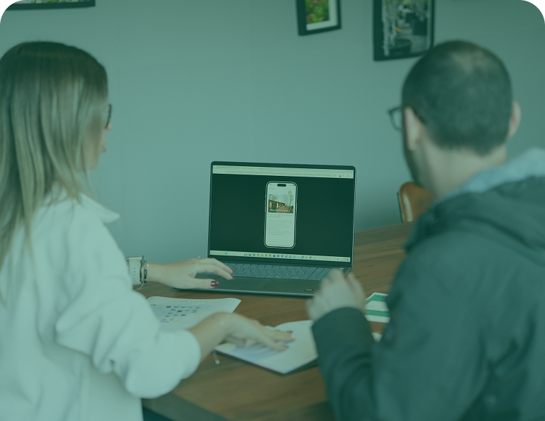 Web design and development for a professional small business website